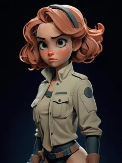 3D cartoon-style AI companion